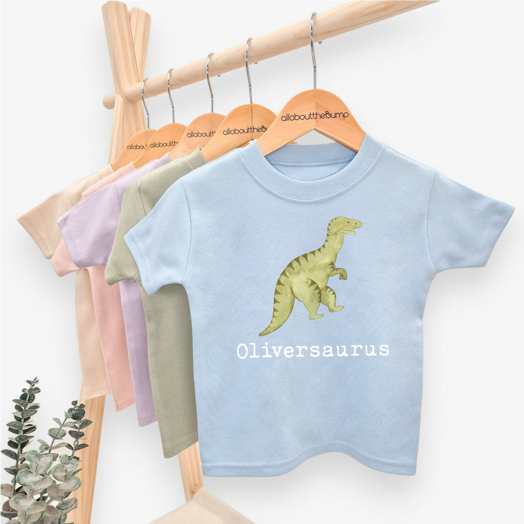 Personalised Dinosaur Children's T-shirt