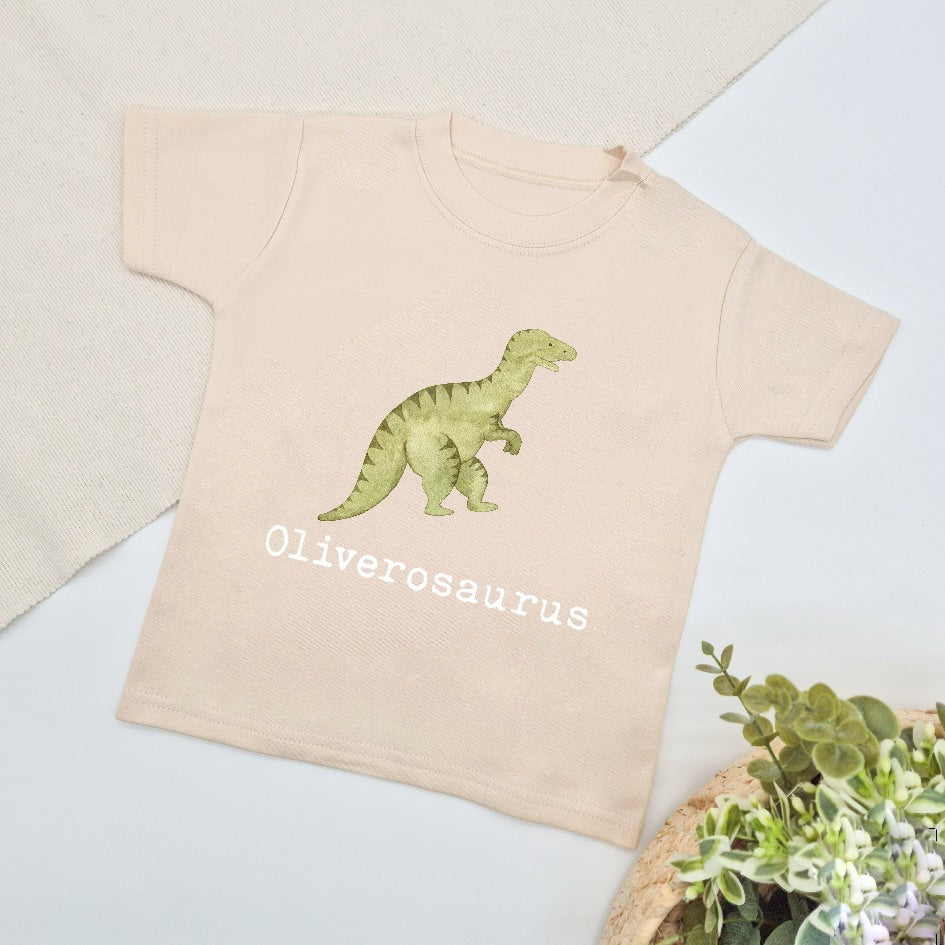 Personalised Dinosaur Children's T-shirt