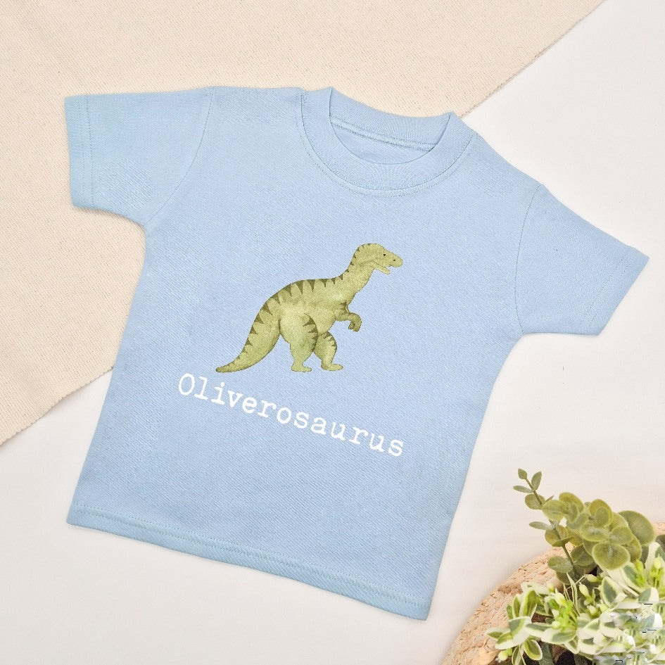Personalised Dinosaur Children's T-shirt