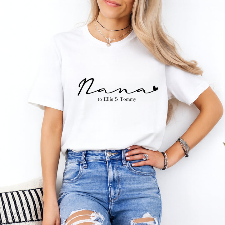 Personalised Nana to T-shirt