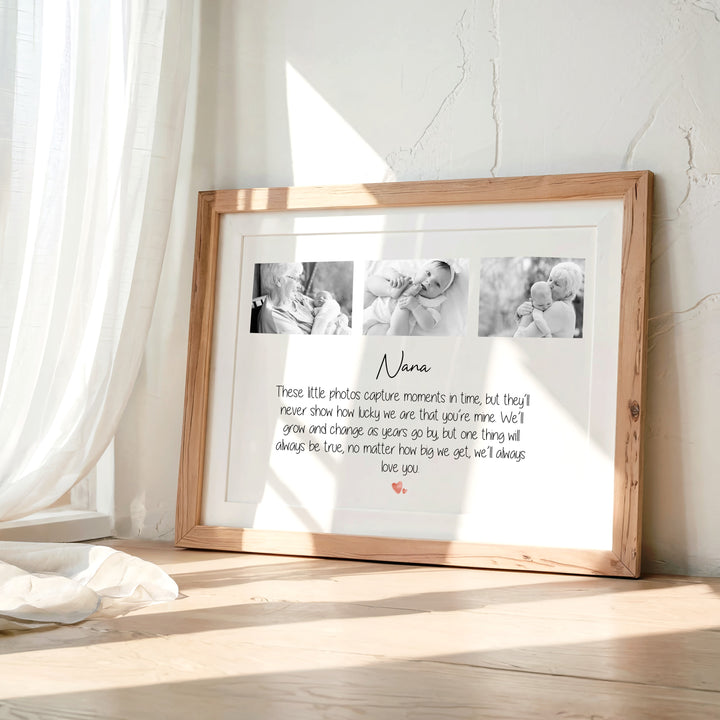 Personalised Nana We Love You Mother's Day Poster