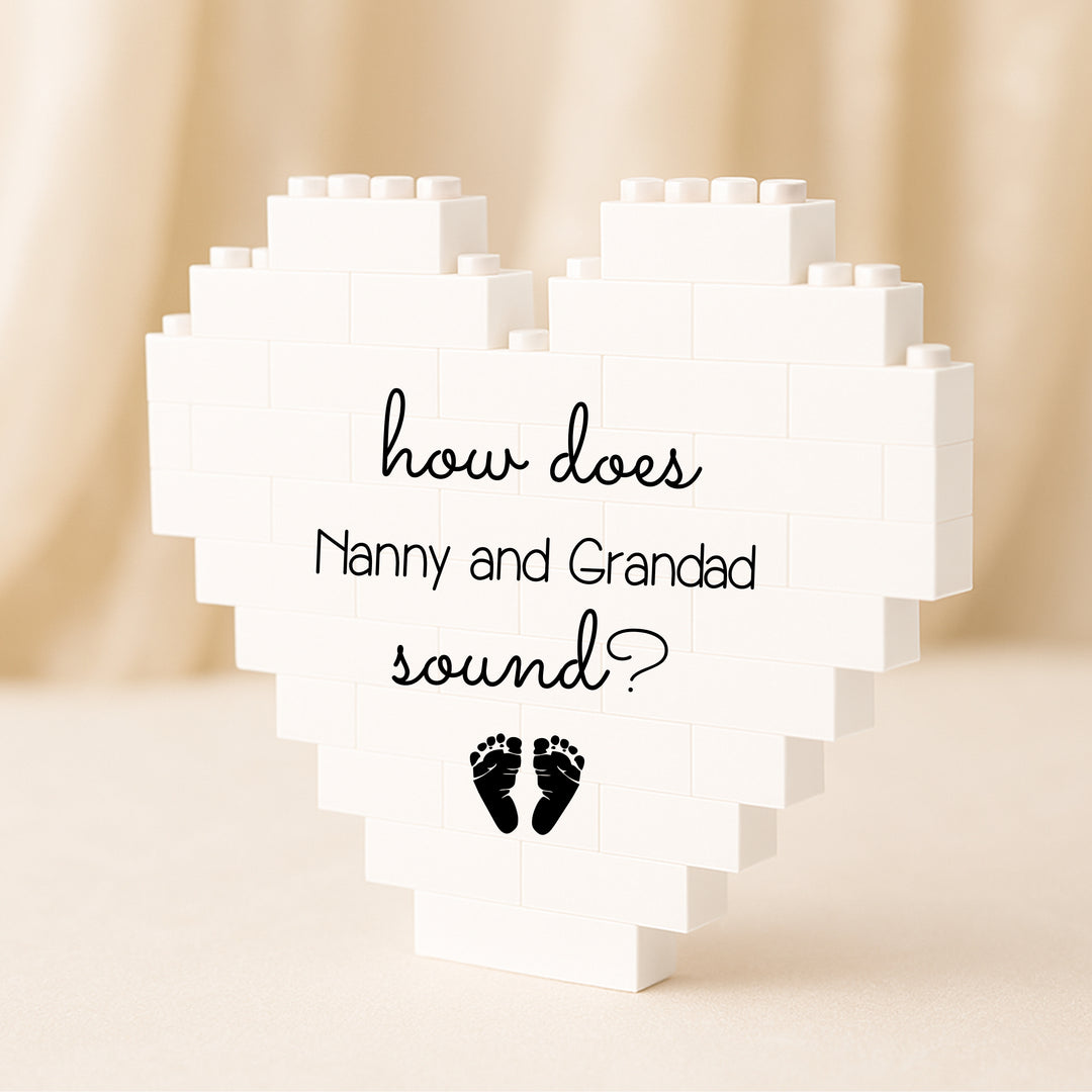 Personalised How Does Nanny & Grandad Sound? Building Blocks