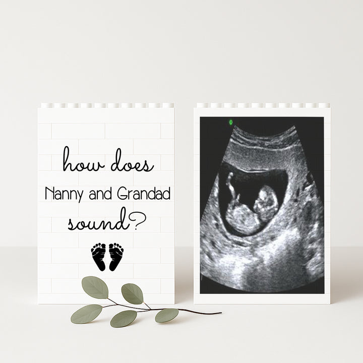 Personalised How Does Nanny & Grandad Sound? Building Blocks