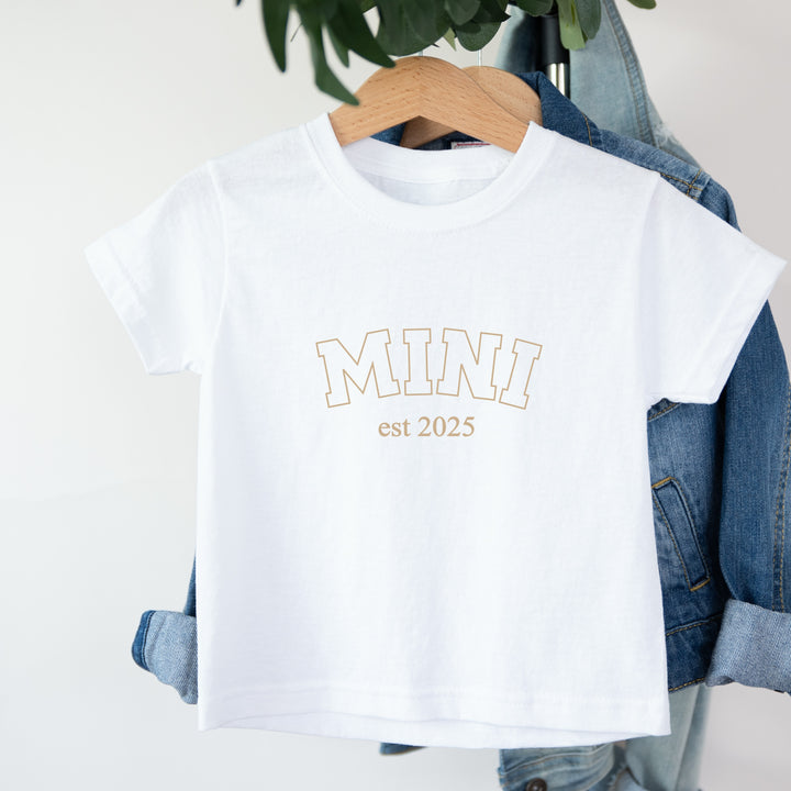 Personalised Mama & Mini Beige Matching Outfits