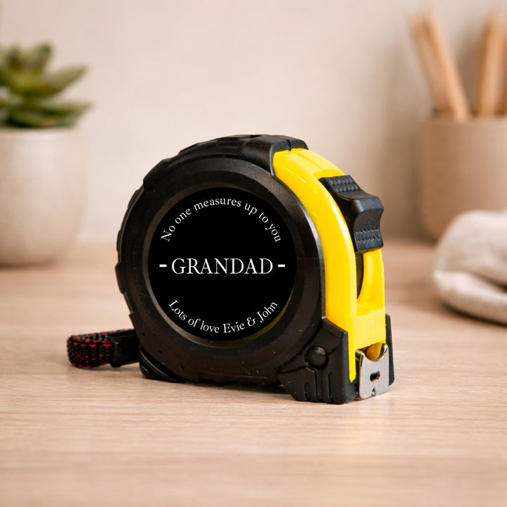 Personalised Black No One Measures Up To You Tape Measure