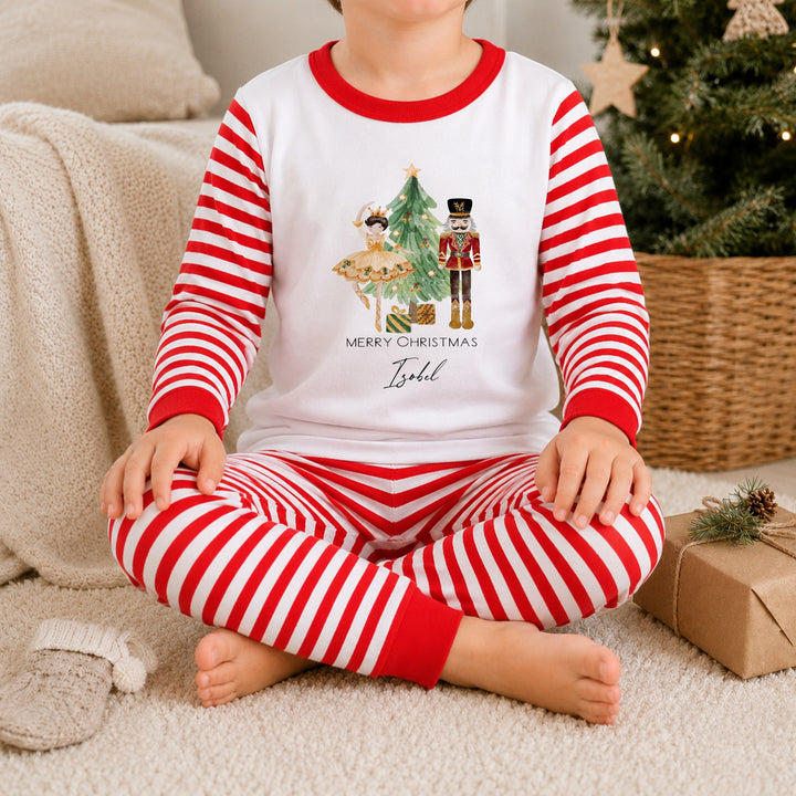 Personalised Nutcracker Tree Christmas Pyjamas
