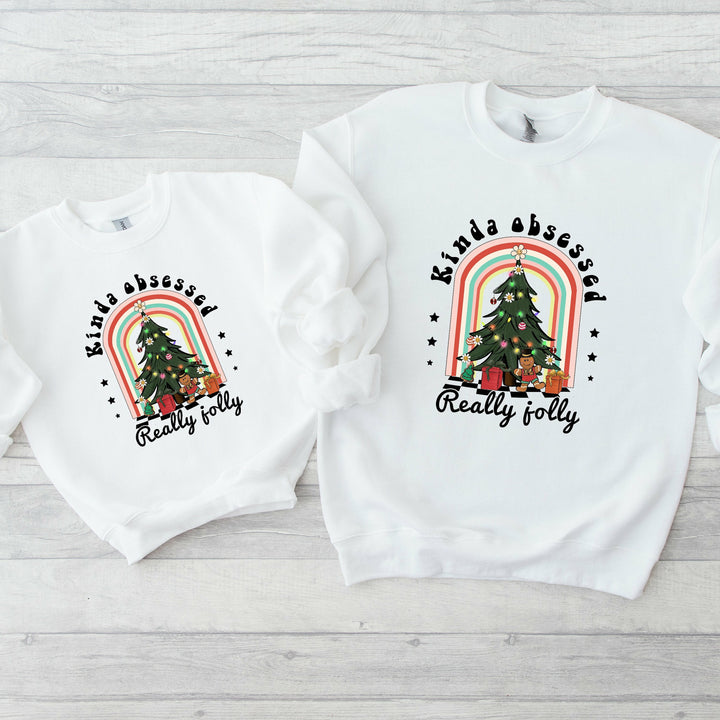 Kinda Obsessed With Christmas Mum & Mini Sweatshirts