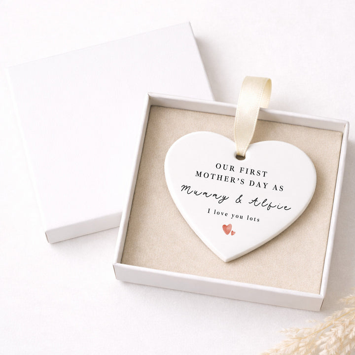 Personalised Our First Mother's Day Ceramic Ornament