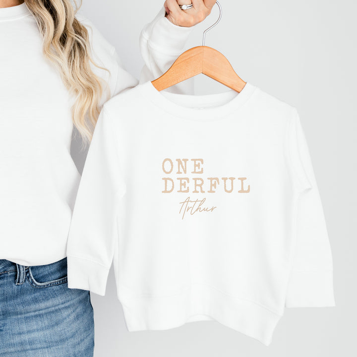 Personalised One Derful Birthday Sweatshirt