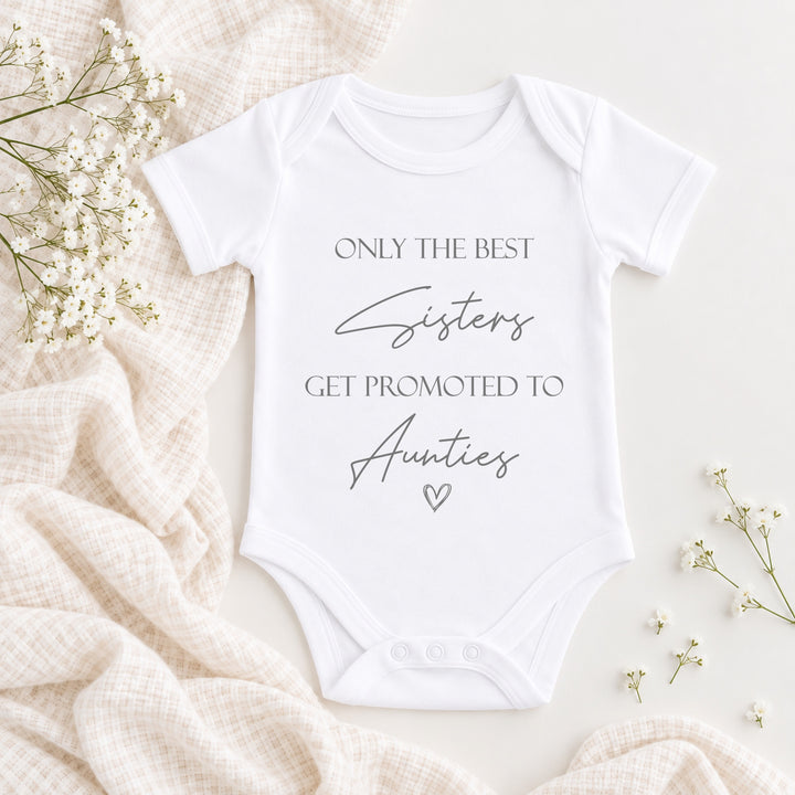 Only The Best Sister Get Promoted To Aunties Pregnancy Announcement Vest
