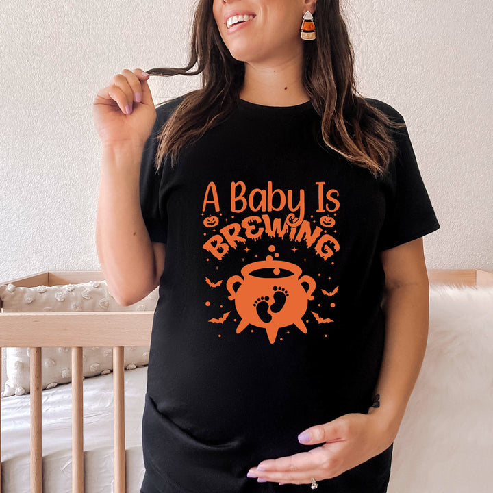 Orange Somethings Brewing Maternity T-shirt