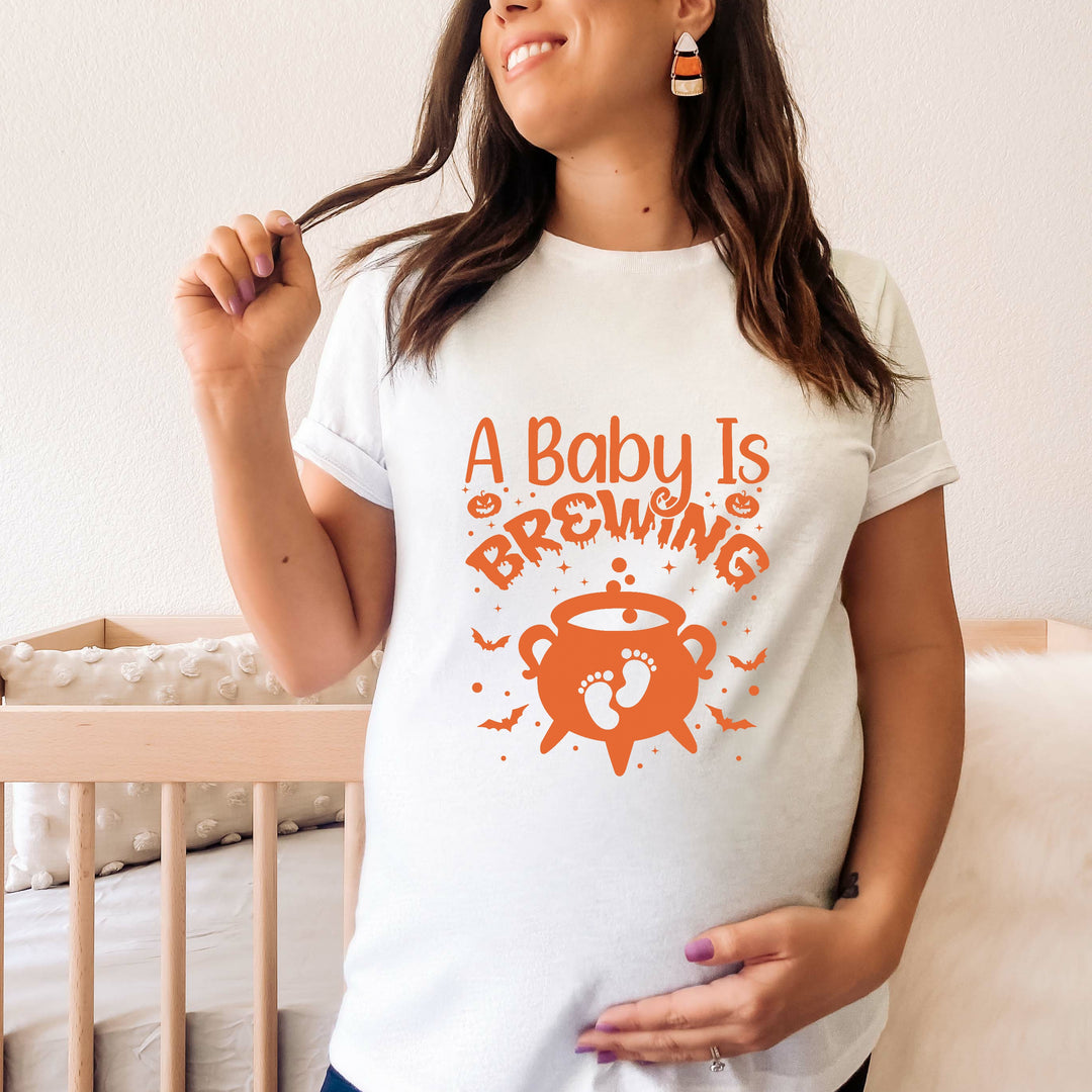 Orange Somethings Brewing Maternity T-shirt
