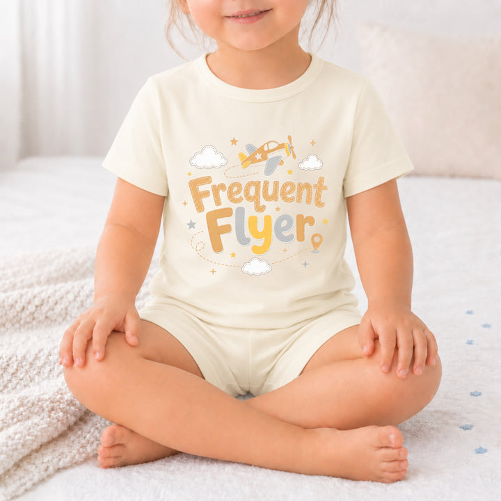 Frequent Flyer Toddler Short Set Airport Outfit