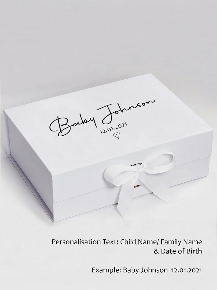 Personalised Magnetic Keepsake Gift Box: Large