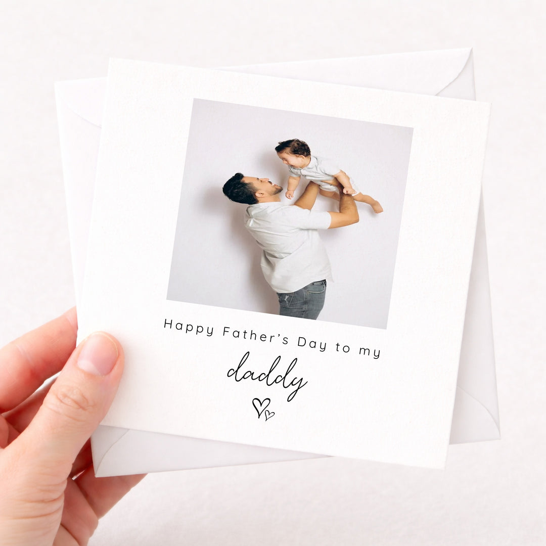 Personalised Photo Happy Father's Day Card