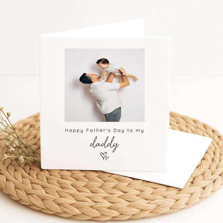 Personalised Photo Happy Father's Day Card