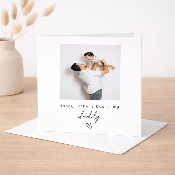 Personalised Photo Happy Father's Day Card