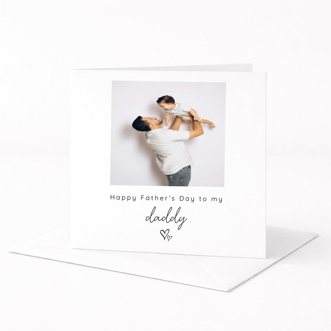 Personalised Photo Happy Father's Day Card