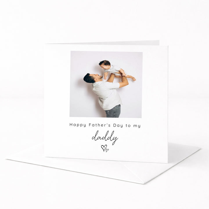 Personalised Photo Happy Father's Day Card