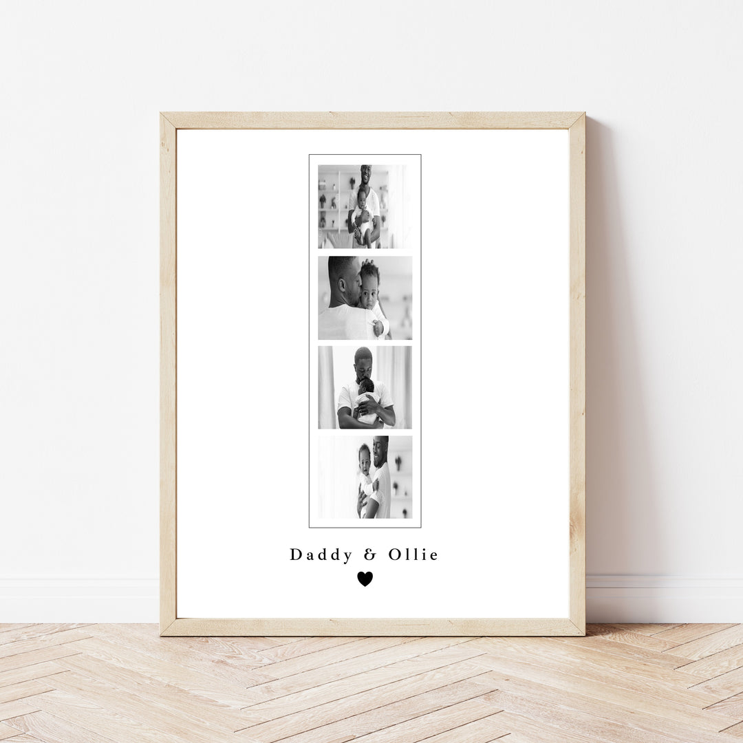 Personalised Photo Strip Father&