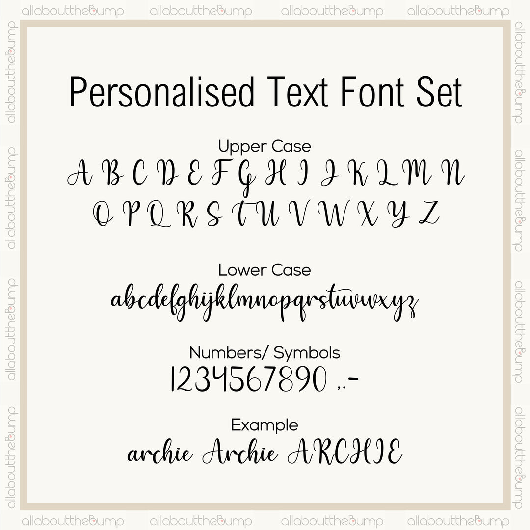 Personalised Pink Promise Acrylic Block