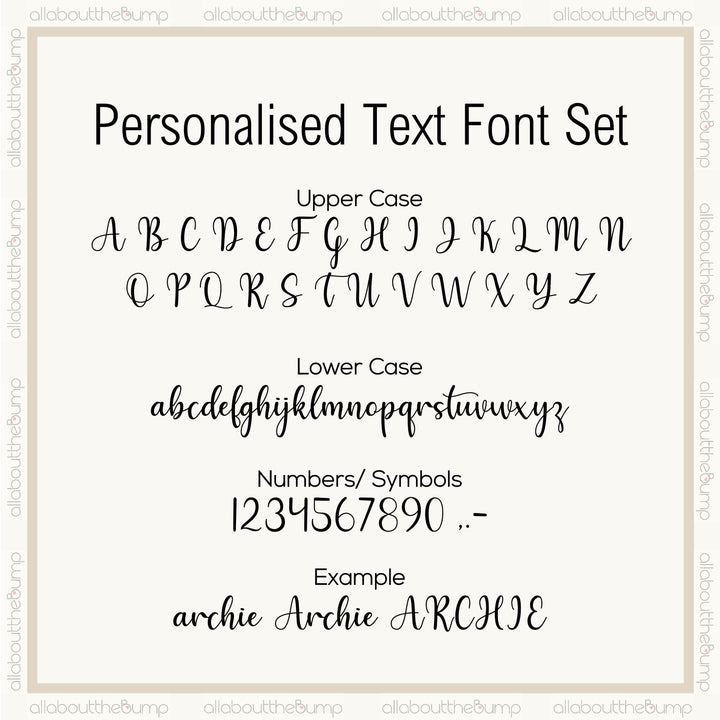 Personalised Pink Promise Acrylic Block