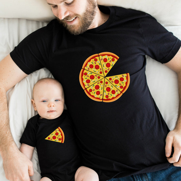 Pizza Slice Dad and Baby Matching Set