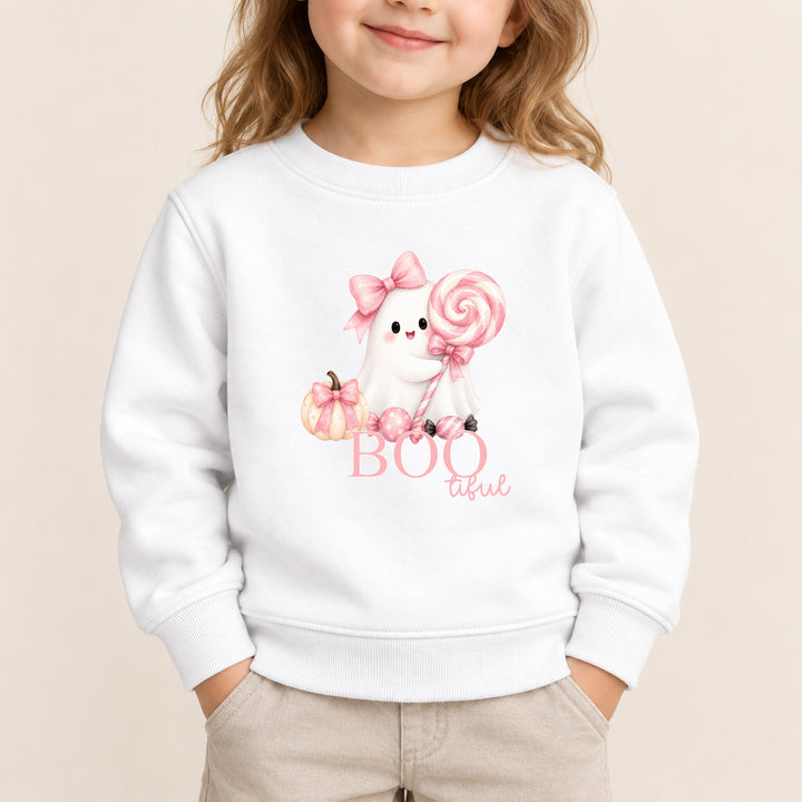 Halloween Pink Ghost Sweatshirt