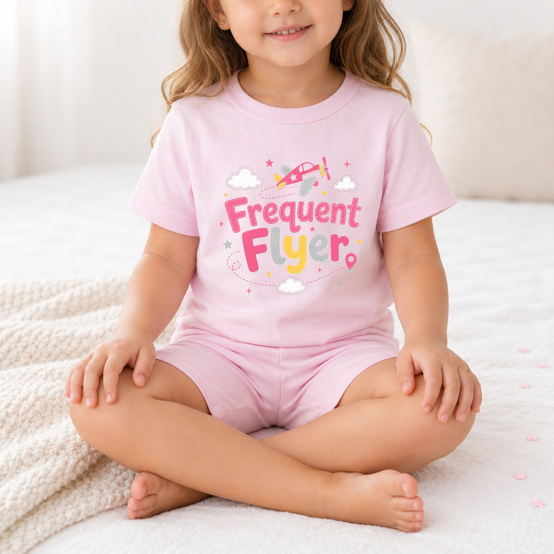Frequent Flyer Toddler Short Set Airport Outfit