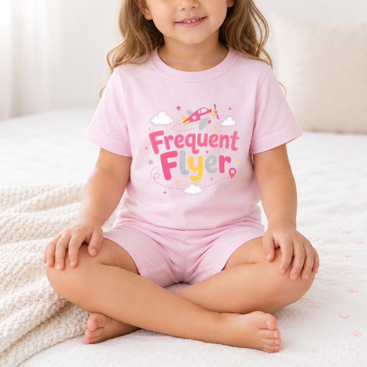 Frequent Flyer Toddler Short Set Airport Outfit