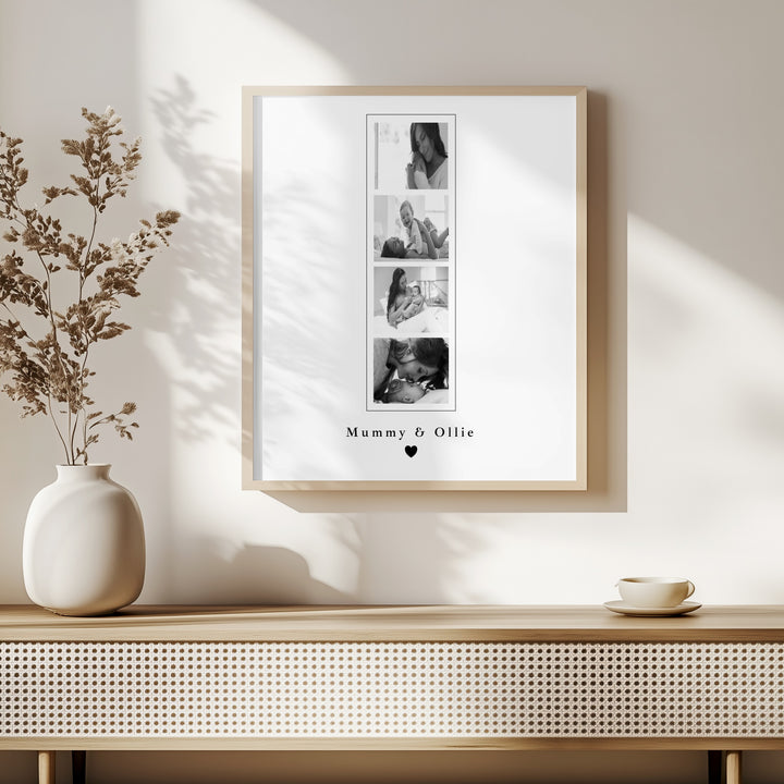 Personalised Photo Strip Mother's Day Poster