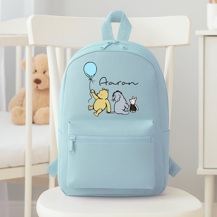 Personalised Pooh Bear Backpack