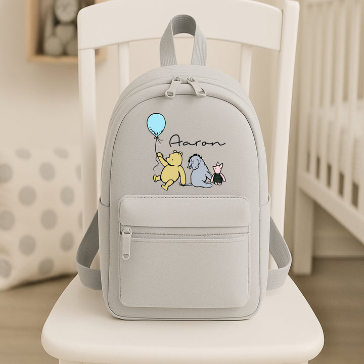 Personalised Pooh Bear Backpack