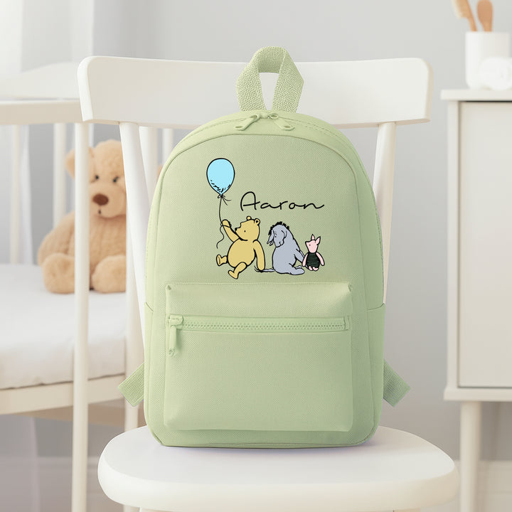 Personalised Pooh Bear Backpack