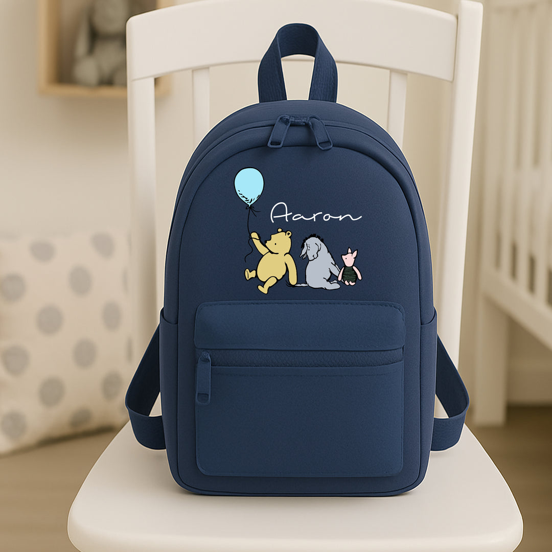 Personalised Pooh Bear Backpack