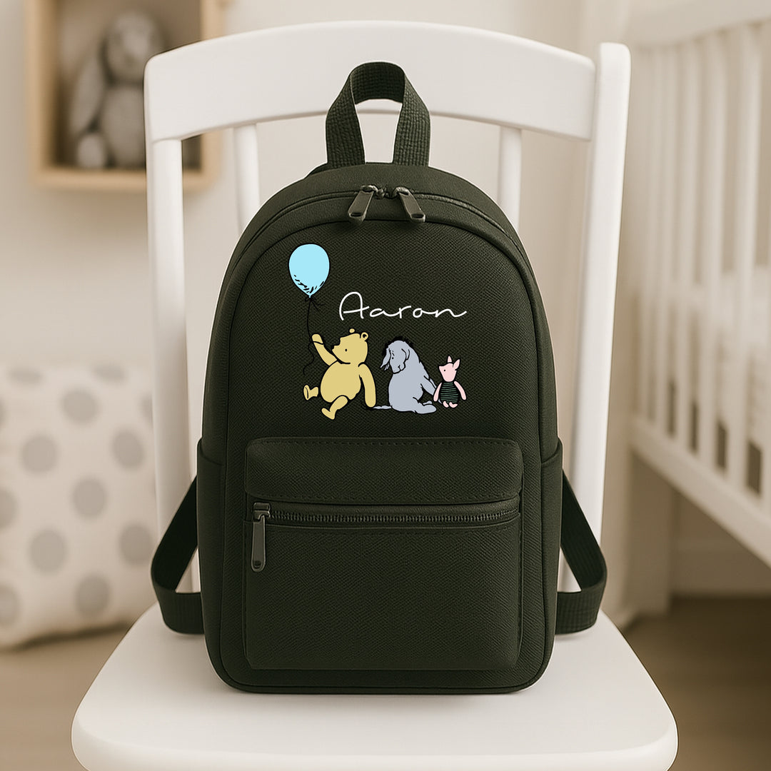 Personalised Pooh Bear Backpack