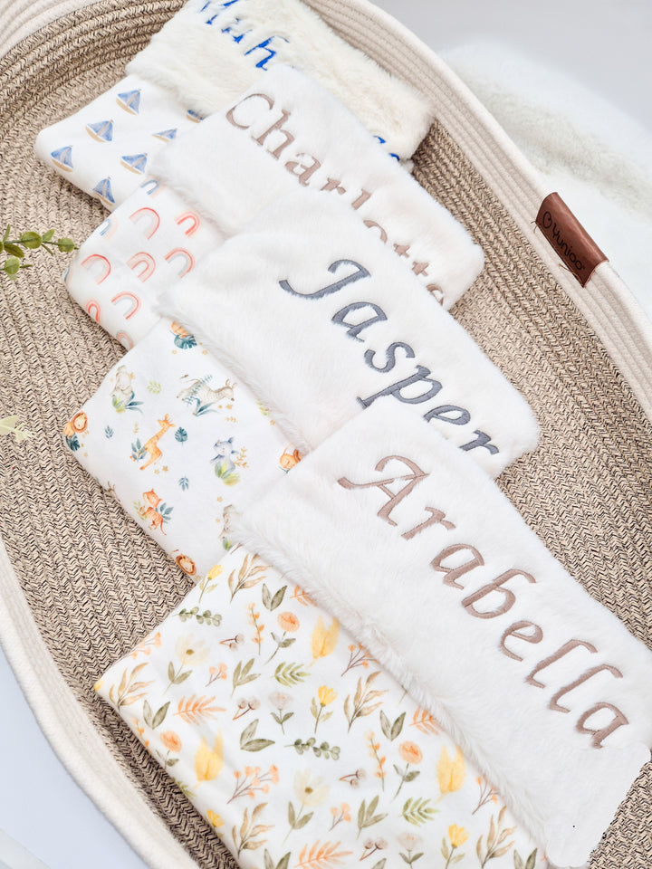 Personalised Embroidery Pattern Blanket