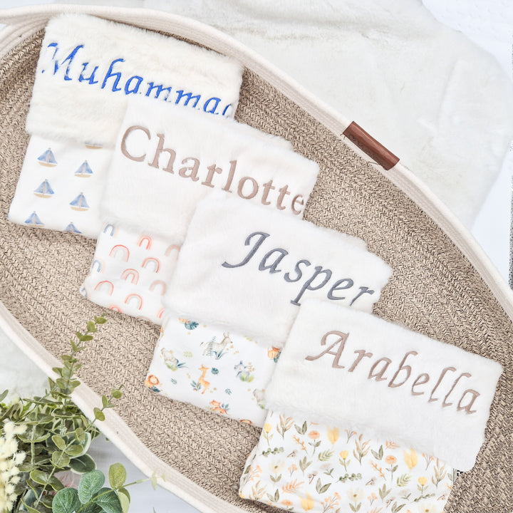 Personalised Embroidery Pattern Blanket