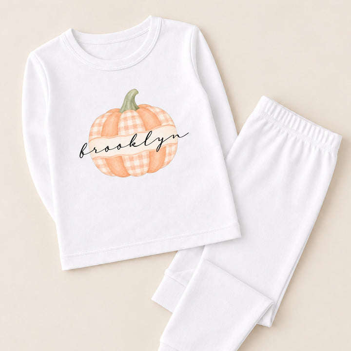 Personalised Halloween Pumpkin Pyjamas