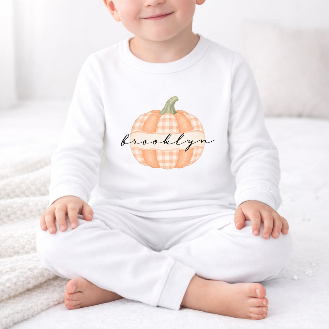 Personalised Halloween Pumpkin Pyjamas