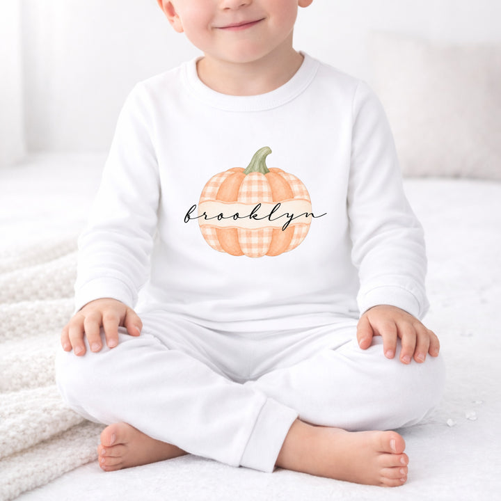 Personalised Halloween Pumpkin Pyjamas