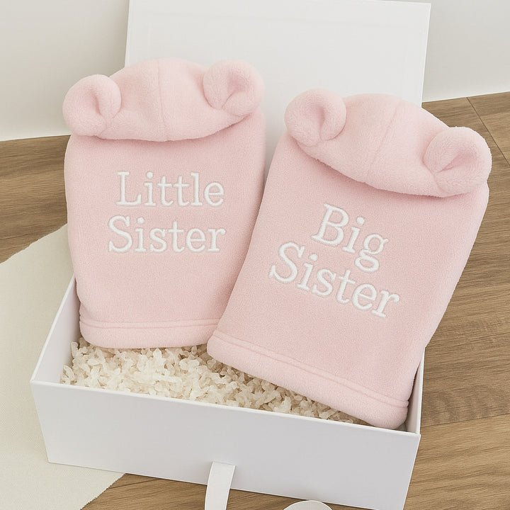 Sibling Embroidered Pink Dressing Gown Gift Hamper Set