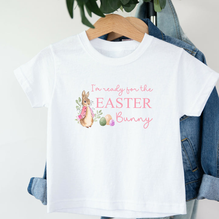 Ready For Easter Bunny Pink Bunny T-shirt