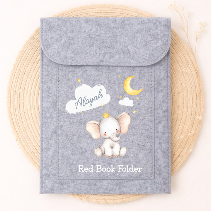 Personalised White Elephant Red Book Cover