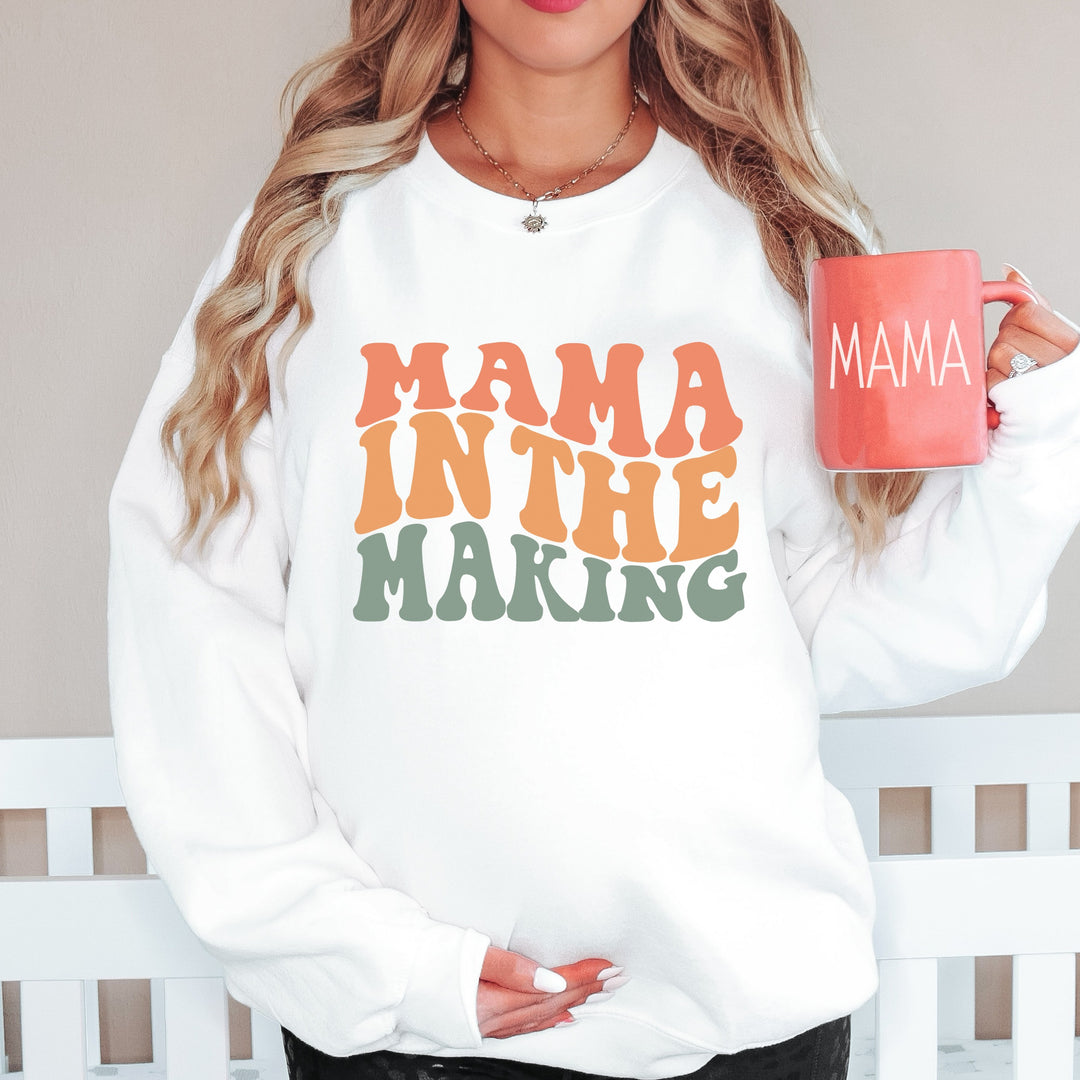 Retro Mama in The Making Sweatshirt