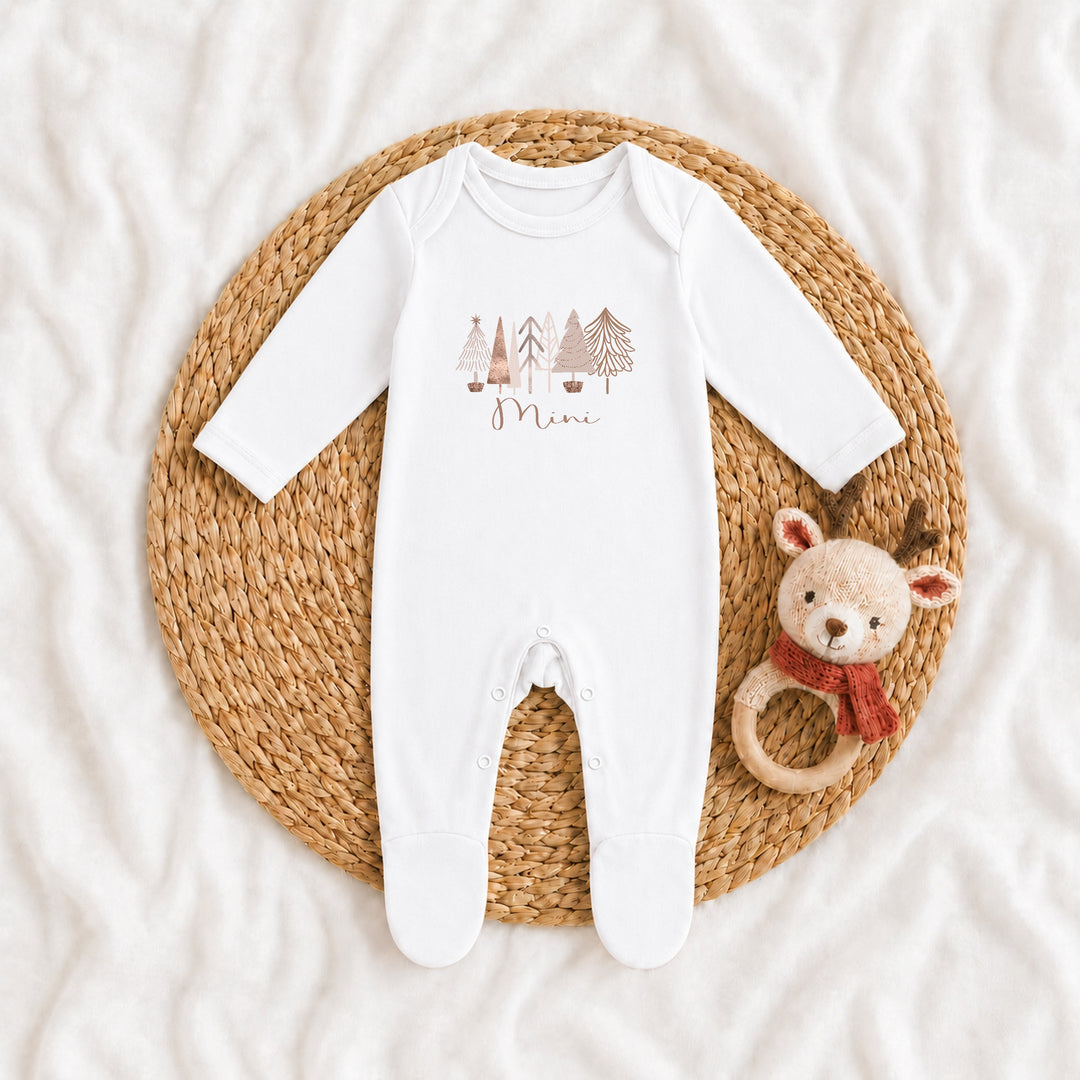 Rose Gold Tree Mum &amp; Mini Matching Christmas Jumpers