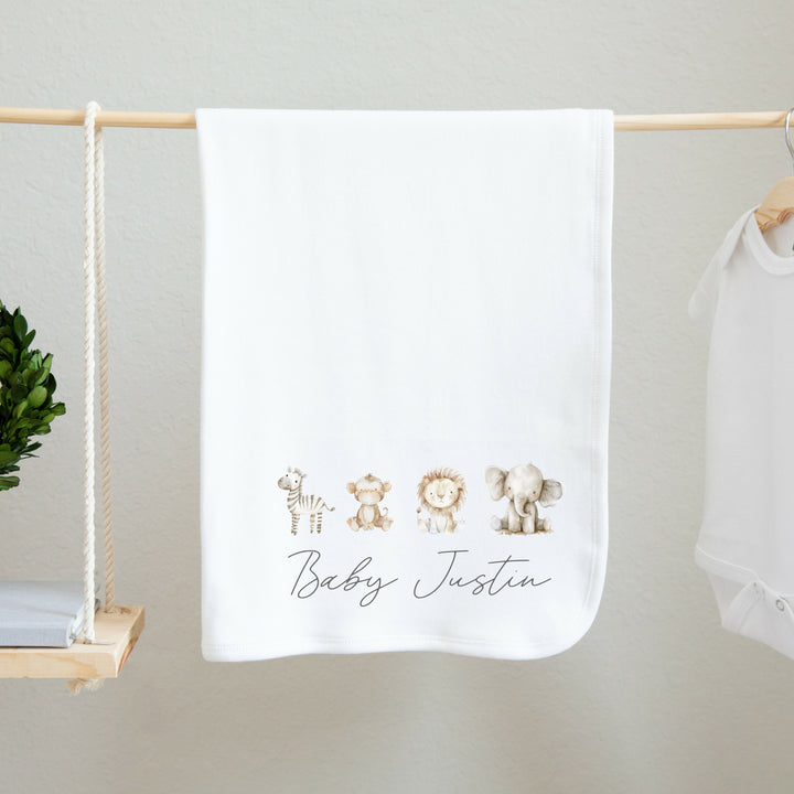 Personalised Unisex Baby Blanket