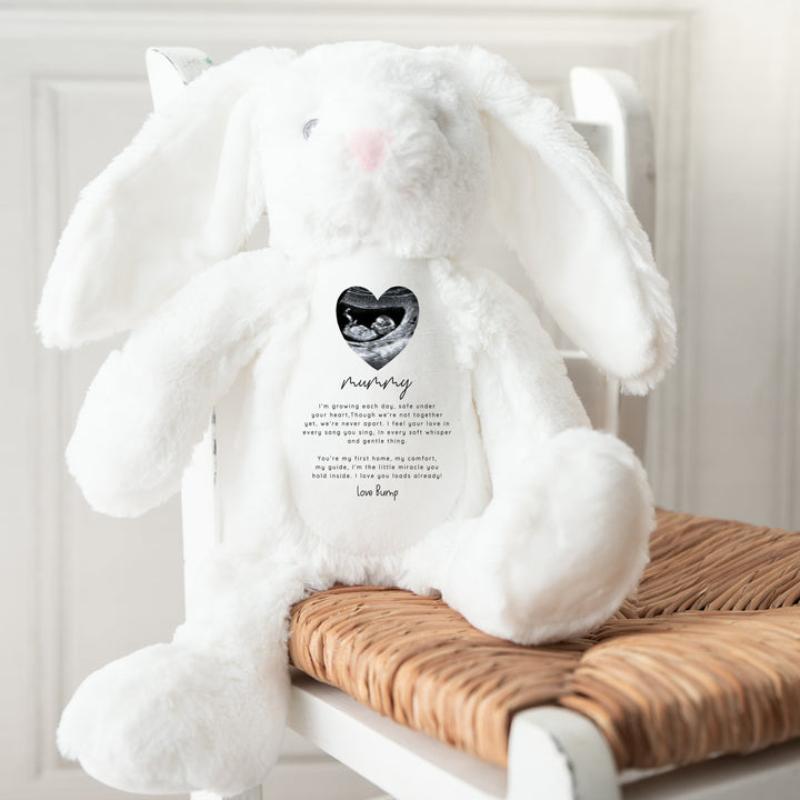 Personalised Mummy Love Bump Baby Scan Teddy