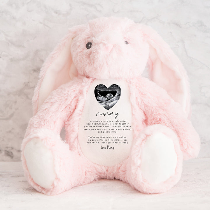Personalised Mummy Love Bump Baby Scan Teddy