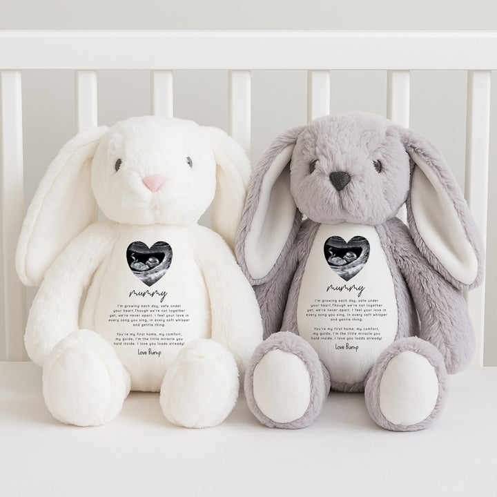 Personalised Mummy Love Bump Baby Scan Teddy
